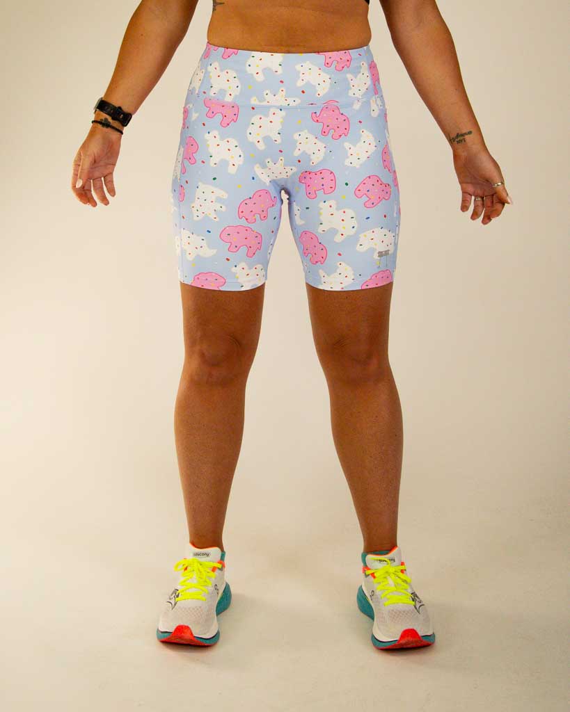 Women's Animal Cookies 7" PWR Compression Shorts