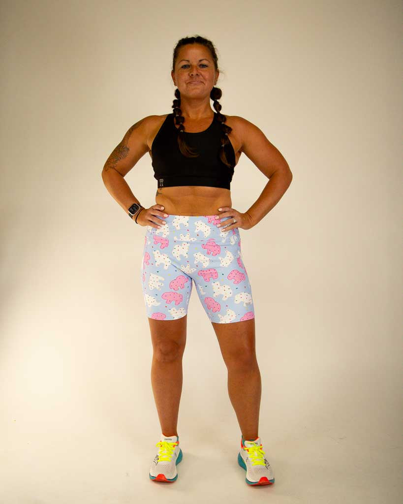 Women's Animal Cookies 7" PWR Compression Shorts