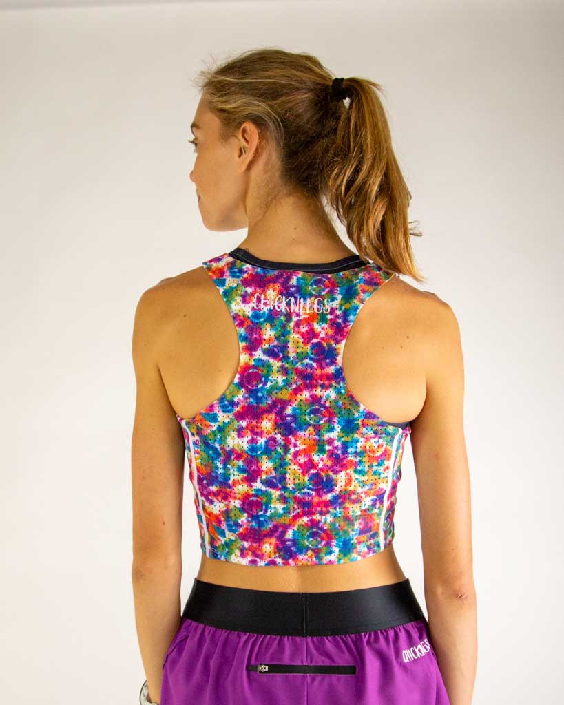 Tie-Dye PWR Crop Top