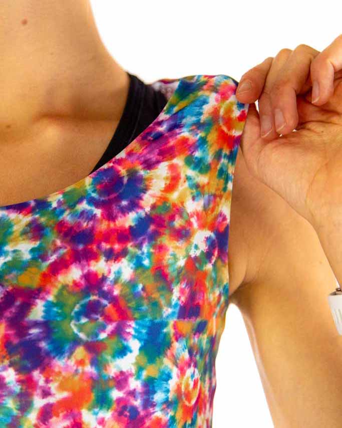 Tie-Dye PWR Crop Top