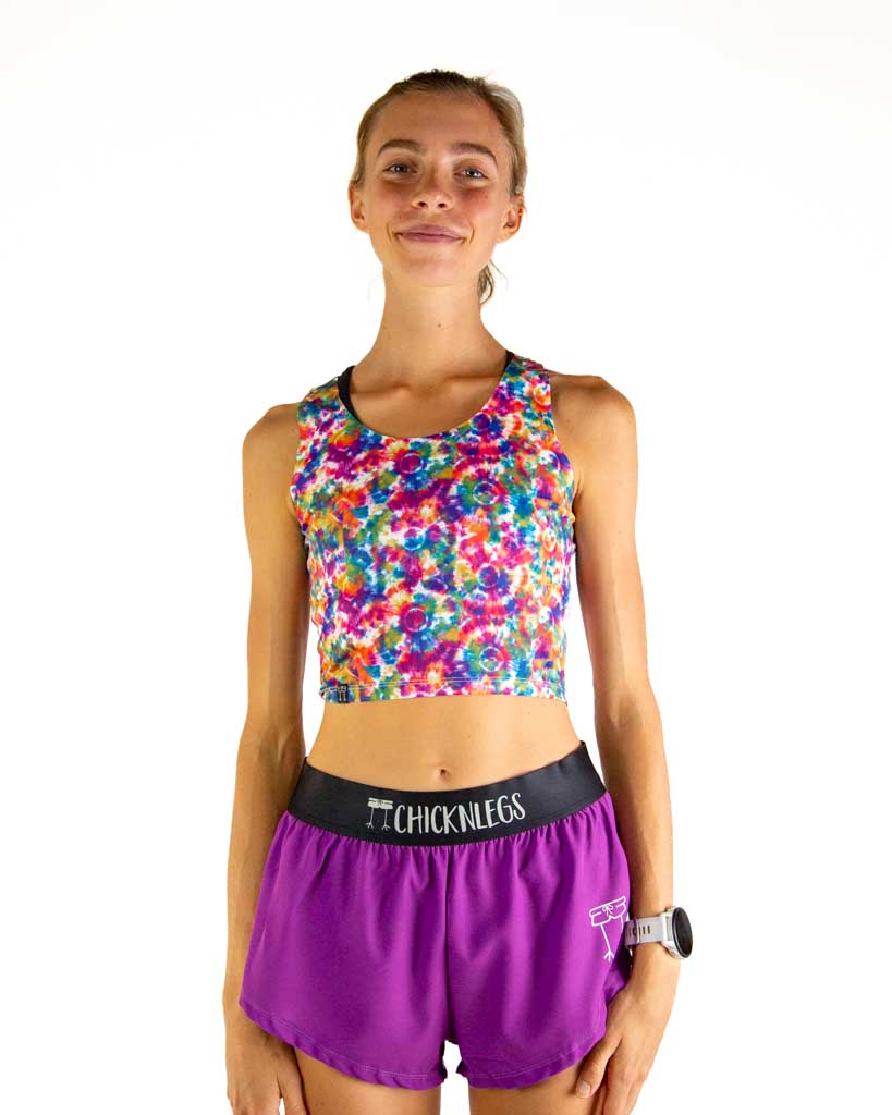 Tie-Dye PWR Crop Top