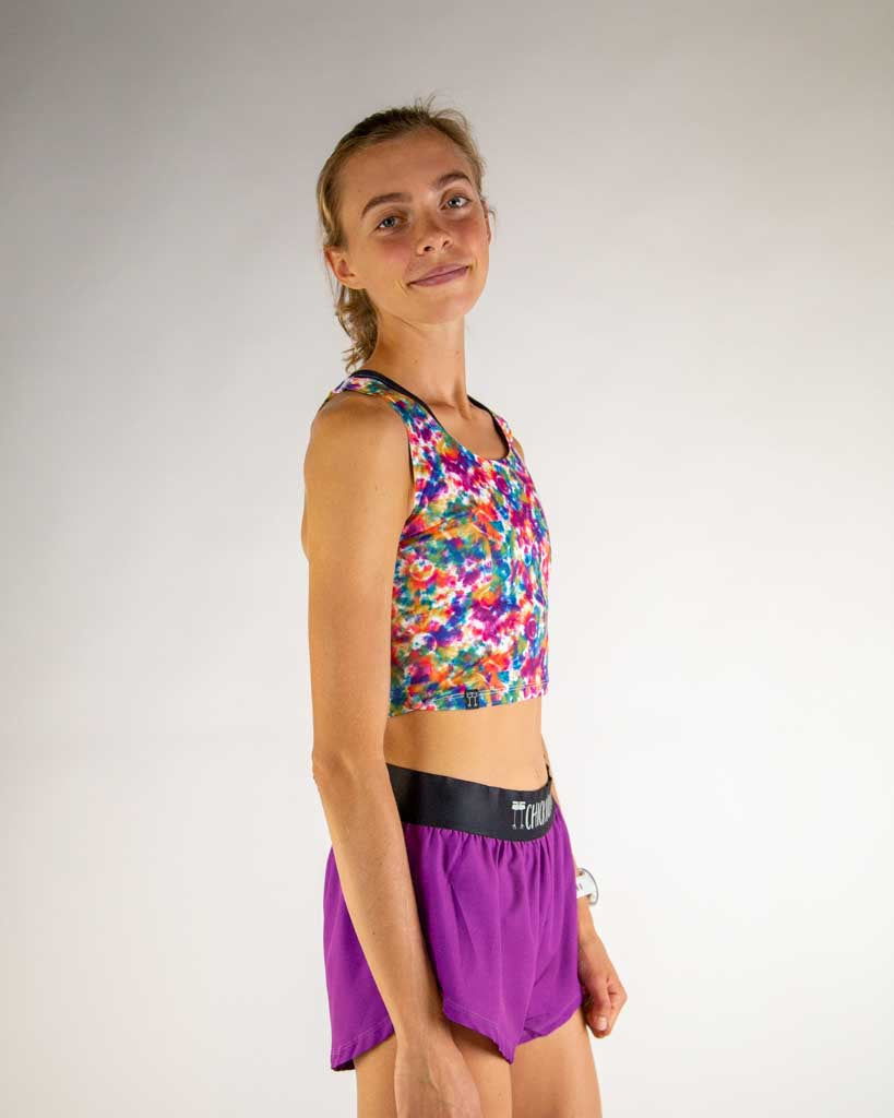 Tie-Dye PWR Crop Top