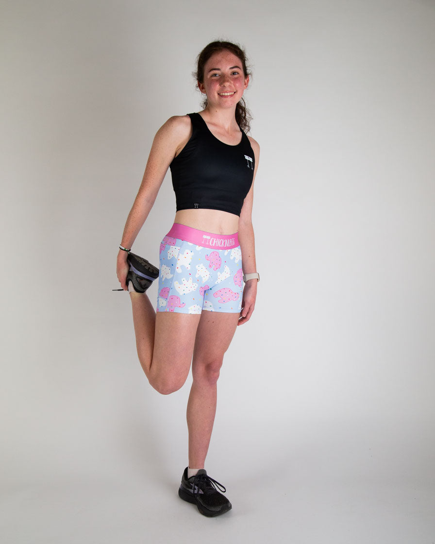Women's Animal Cookies 3" Compression Shorts