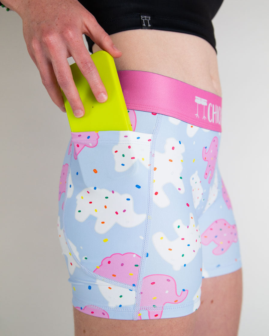 Women's Animal Cookies 3" Compression Shorts