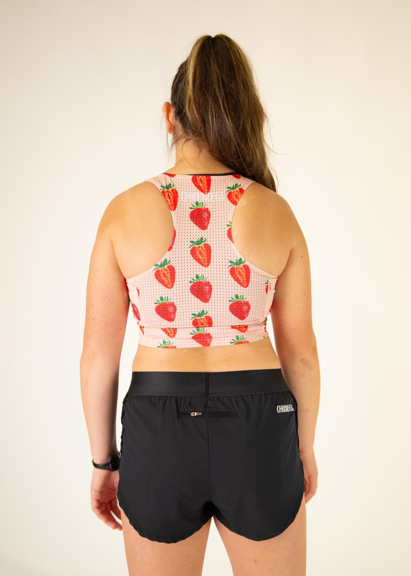 Strawberry Szn PWR Crop Top