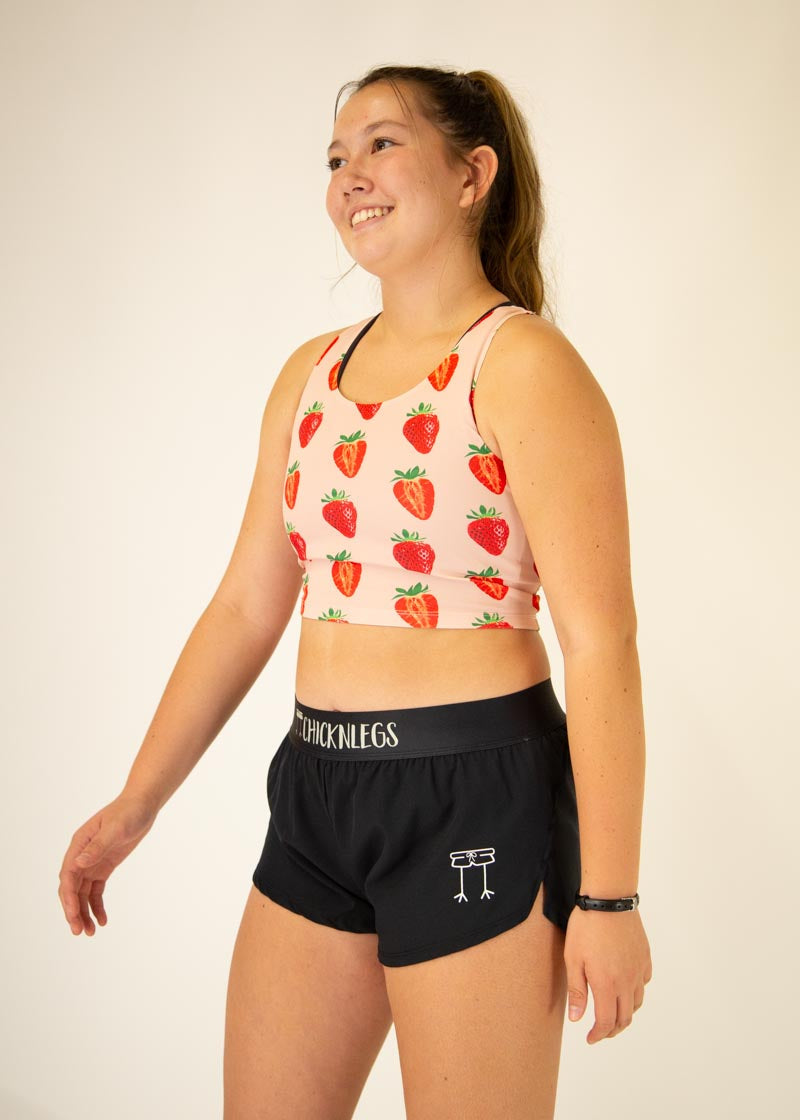 Strawberry Szn PWR Crop Top